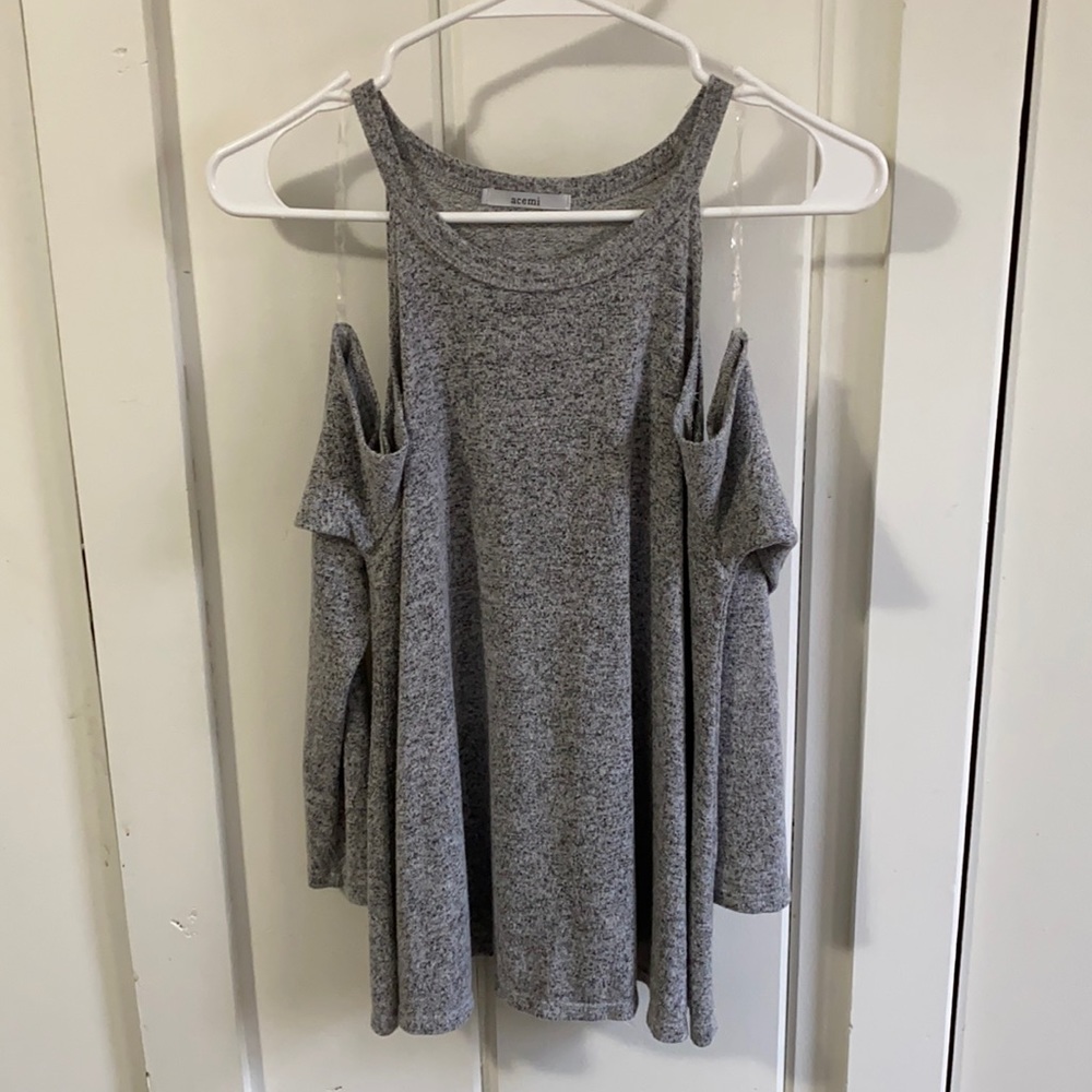 Cold shoulder shirt